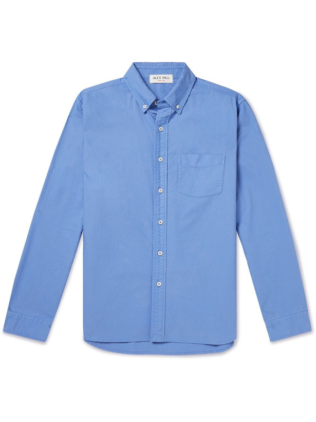 Photo: Alex Mill - Button-Down Collar Cotton Oxford Shirt - Blue