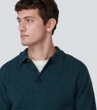 Sunspel Lambswool long-sleeved polo shirt
