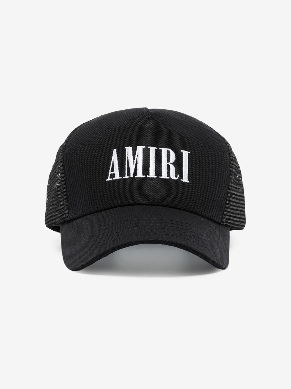 AMIRI Black Core Logo Trucker Hat Amiri