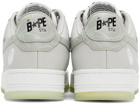BAPE Gray Bape Sta Sneakers