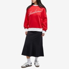 Wales Bonner Women's Resilience Crew Sweat in Red