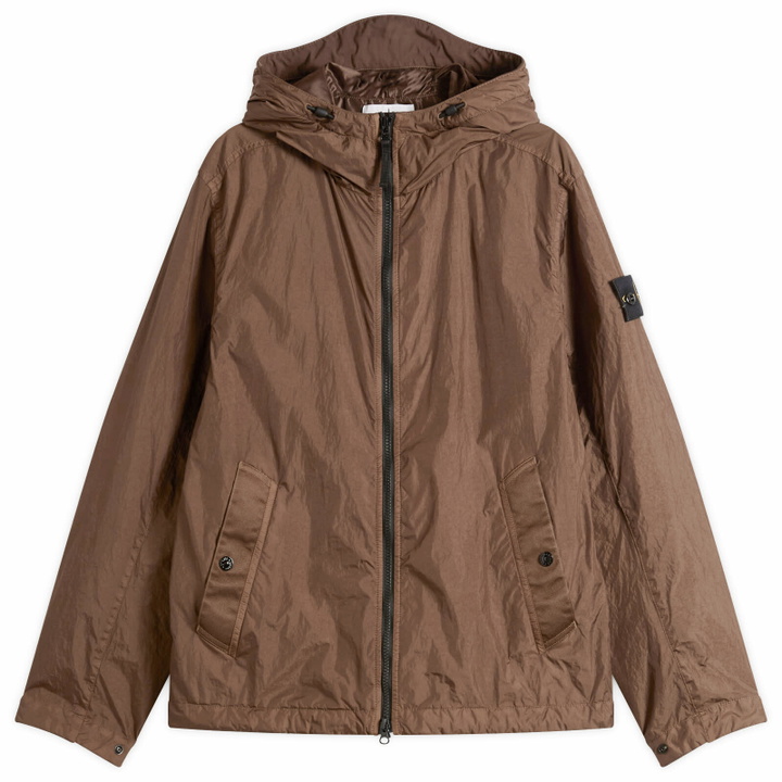 Photo: Stone Island Women's Crinkle Reps Jacket in Shadow Brown