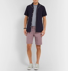 Officine Generale - Julian Slub Cotton and Linen-Blend Shorts - Men - Lilac