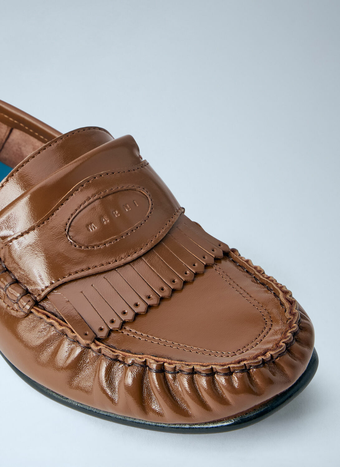 Marni Leather Penny Loafers