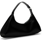 BY FAR Black Amberette Semi Patent Leather Bag
