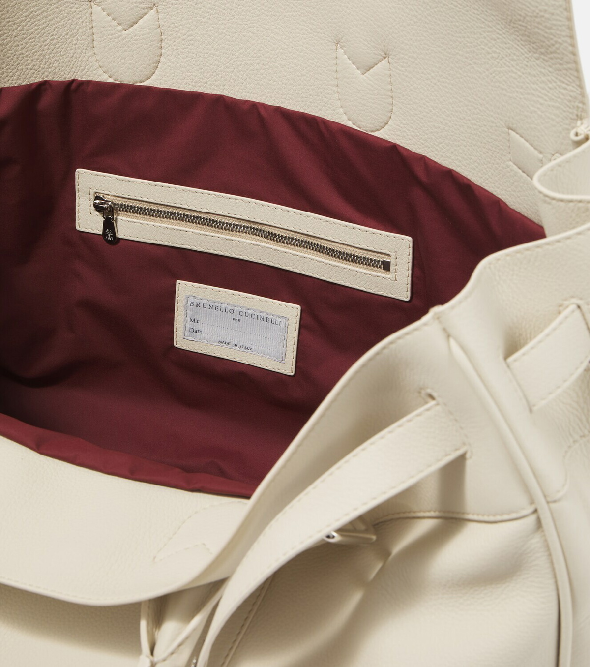 Brunello Cucinelli Leather duffel bag