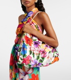 Dolce&Gabbana Medium floral satin tote bag