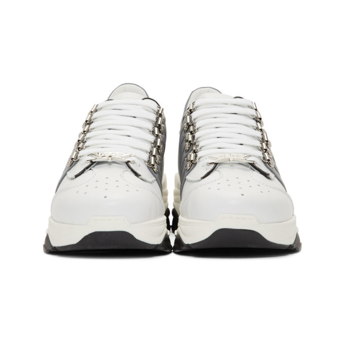 Dsquared2 White Bumpy 251 Sneakers