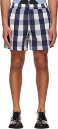 Walter Van Beirendonck Navy Basic Shorts