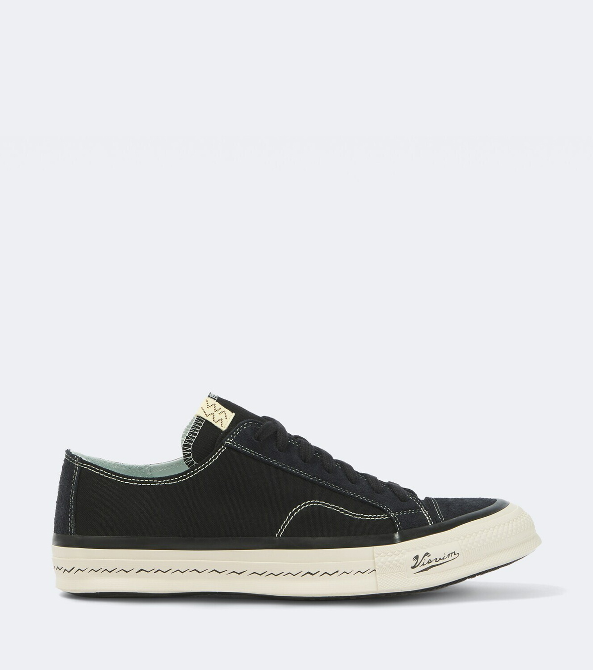 Visvim Nolan suede-trimmed canvas sneakers