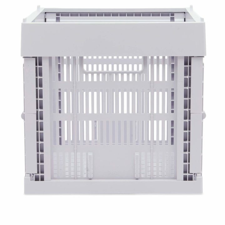 Photo: HAY Cube Recycled Colour Crate in Lavender 