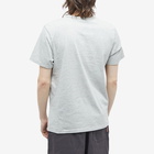 Maison Kitsuné Men's Chillax Fox Patch Classic T-Shirt in Grey Melange