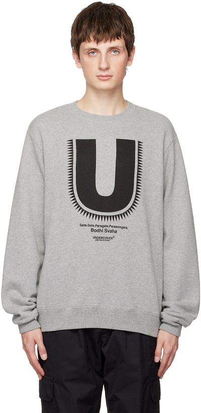 Photo: UNDERCOVER Gray 'U' Sweatshirt