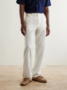 Polo Ralph Lauren - Straight-Leg Cotton and Linen Blend Woven Trousers - White