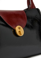 Versace Medium Glossed Leather Shoulder bag - Black - One Size
