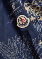 Moncler Printed Cotton-poplin Shirt Navy