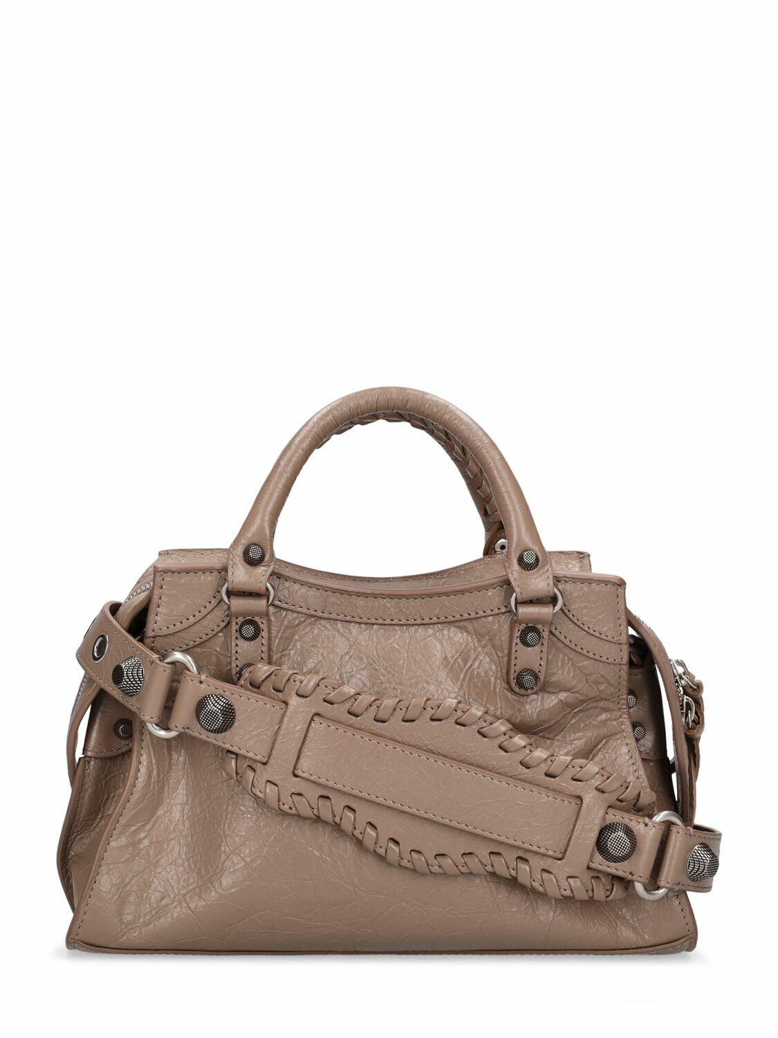 BALENCIAGA - Xs Neo Cagole Leather Shoulder Bag Balenciaga