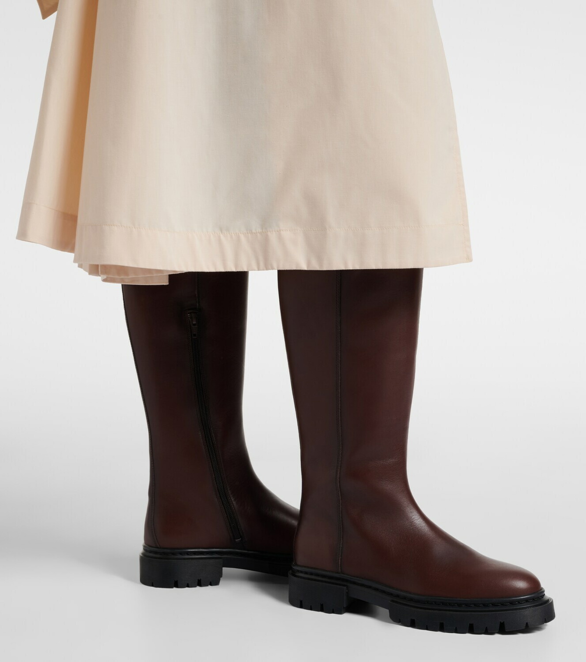 Staud Henry leather knee-high boots