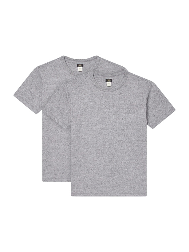 Photo: RRL - Set of Two Cotton-Jersey T-Shirts - Gray