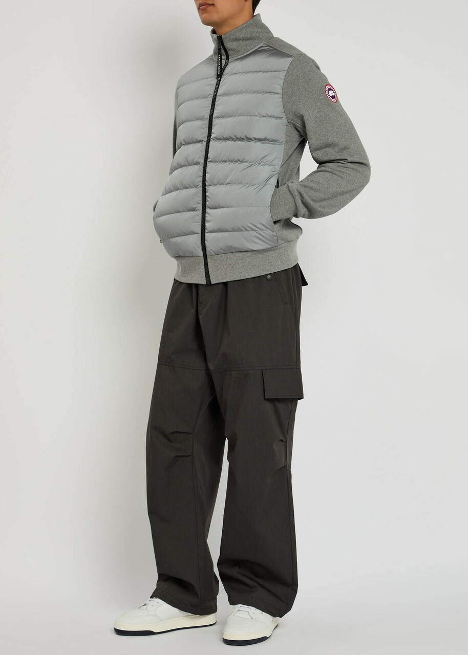 Canada Goose Hybridge Huron Shell and Cotton Jacket Grey