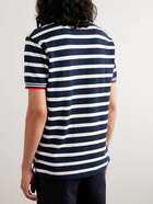 Polo Ralph Lauren - Striped Cotton-Piqué Polo Shirt - Blue