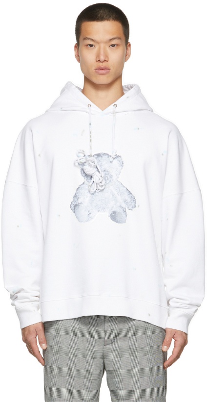 Photo: We11done Pearl Necklace Teddy Hoodie