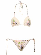 ZIMMERMANN Halliday Crochet Triangle Bikini Set