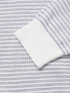 Club Monaco - Striped Cotton Sweater - White