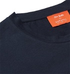 Sunspel - John Booth Appliquéd Cotton-Jersey T-Shirt - Blue