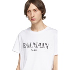 Balmain White Logo T-Shirt