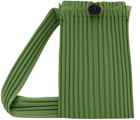 Homme Plissé Issey Miyake Green Pleated Pouch