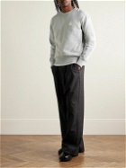 Marant - Mike Logo-Flocked Cotton-Blend Jersey Sweatshirt - Gray