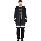 Junya Watanabe Black Layered Gore® Windstopper® Reflective Coat