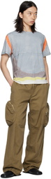 Eckhaus Latta Gray Lapped T-shirt