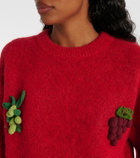 Alémais Fruitto alpaca, mohair, and wool-blend sweater