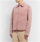 Rochas - Marble-Dyed Cotton and Linen-Blend Shirt Jacket - Pink