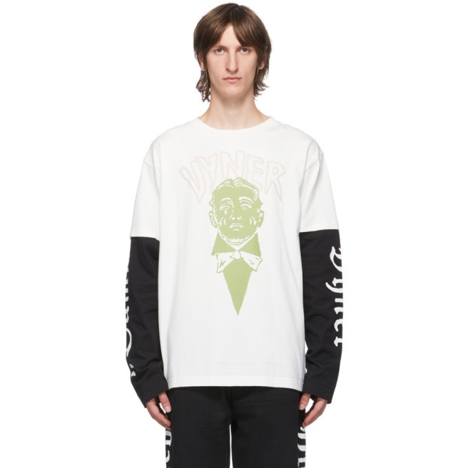 Photo: Vyner Articles Off-White Layered Skater Long Sleeve T-Shirt