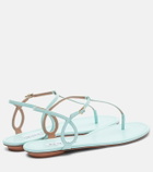 Aquazzura Almost Bare leather thong sandals