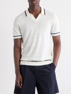 Onia - Linen Polo Shirt - Neutrals