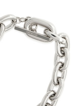 Rabanne XL Link Two-tone Necklace - Silver - One Size