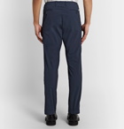 MAN 1924 - Tomi Tapered Stretch-Cotton Drawstring Suit Trousers - Blue
