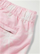 Onia - Charles Straight-Leg Long-Length Printed Swim Shorts - Pink