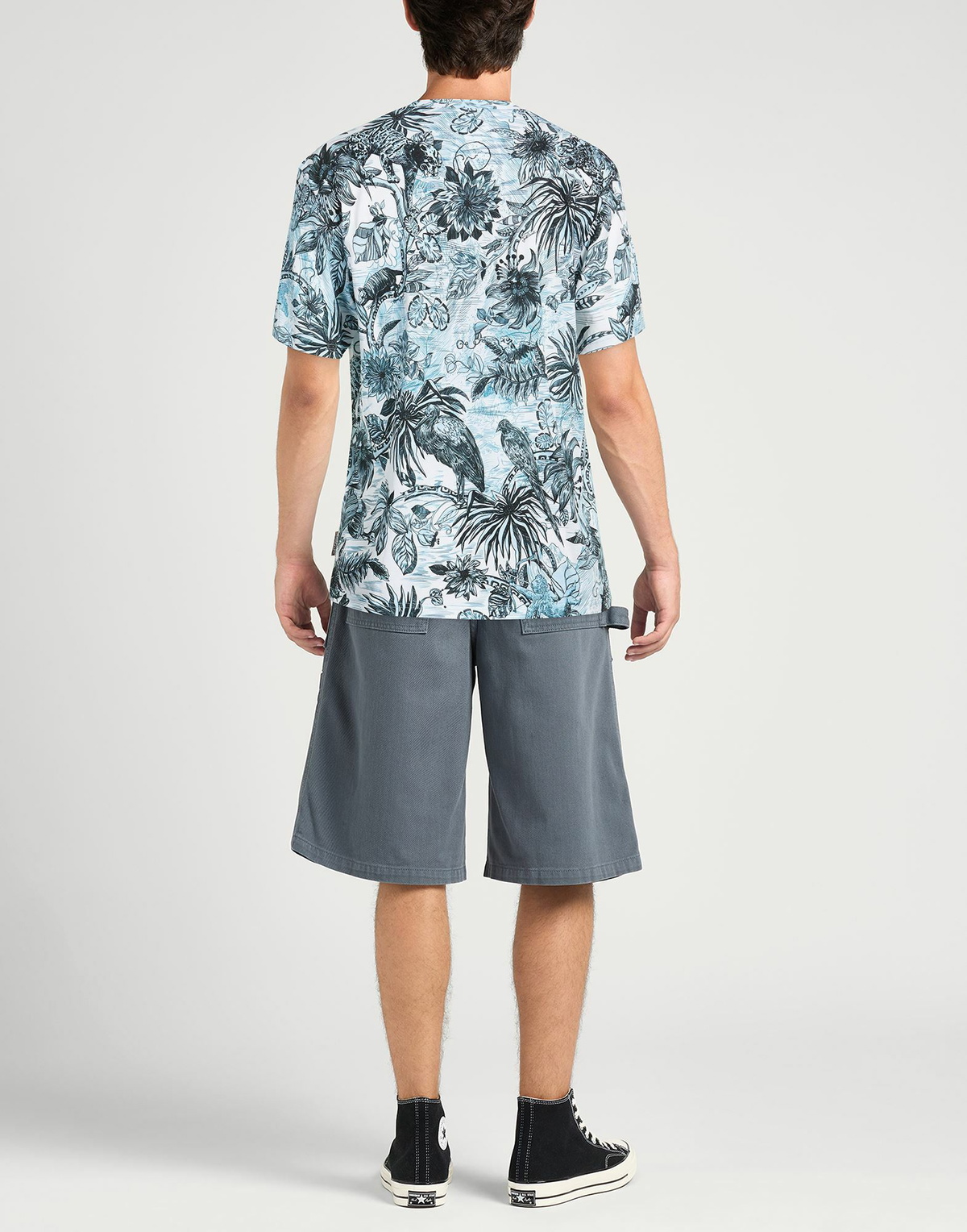 Just Cavalli Mens T-shirt Sky in Blue