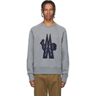 Moncler Grenoble Grey Logo Sweatshirt