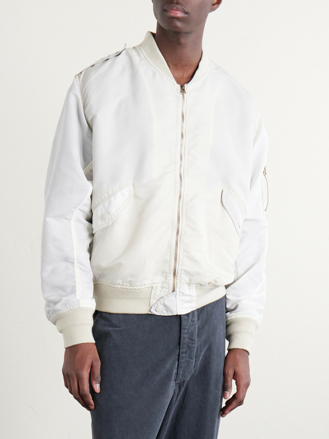 Remi Relief - Shell Blouson Jacket - White