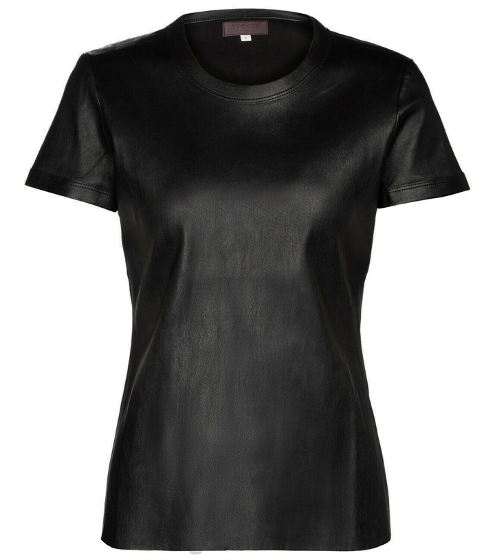 Photo: Stouls S.05 leather T-shirt