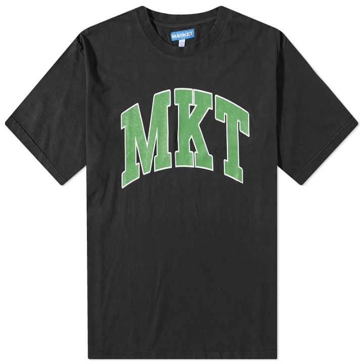 Photo: MARKET Men's MKT Arc T-Shirt in Washed Black