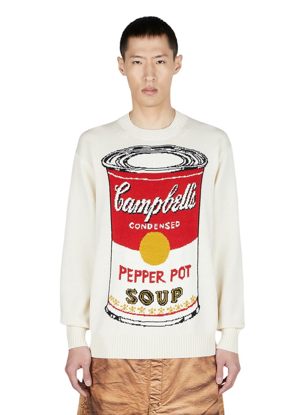 Photo: Junya Watanabe Soup Andy Warhol Sweater