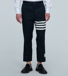 Thom Browne - 4-Bar cotton twill pants