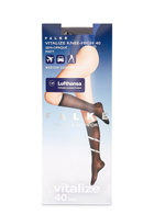 Falke Vitalize 40 Denier Knee-high Socks Black